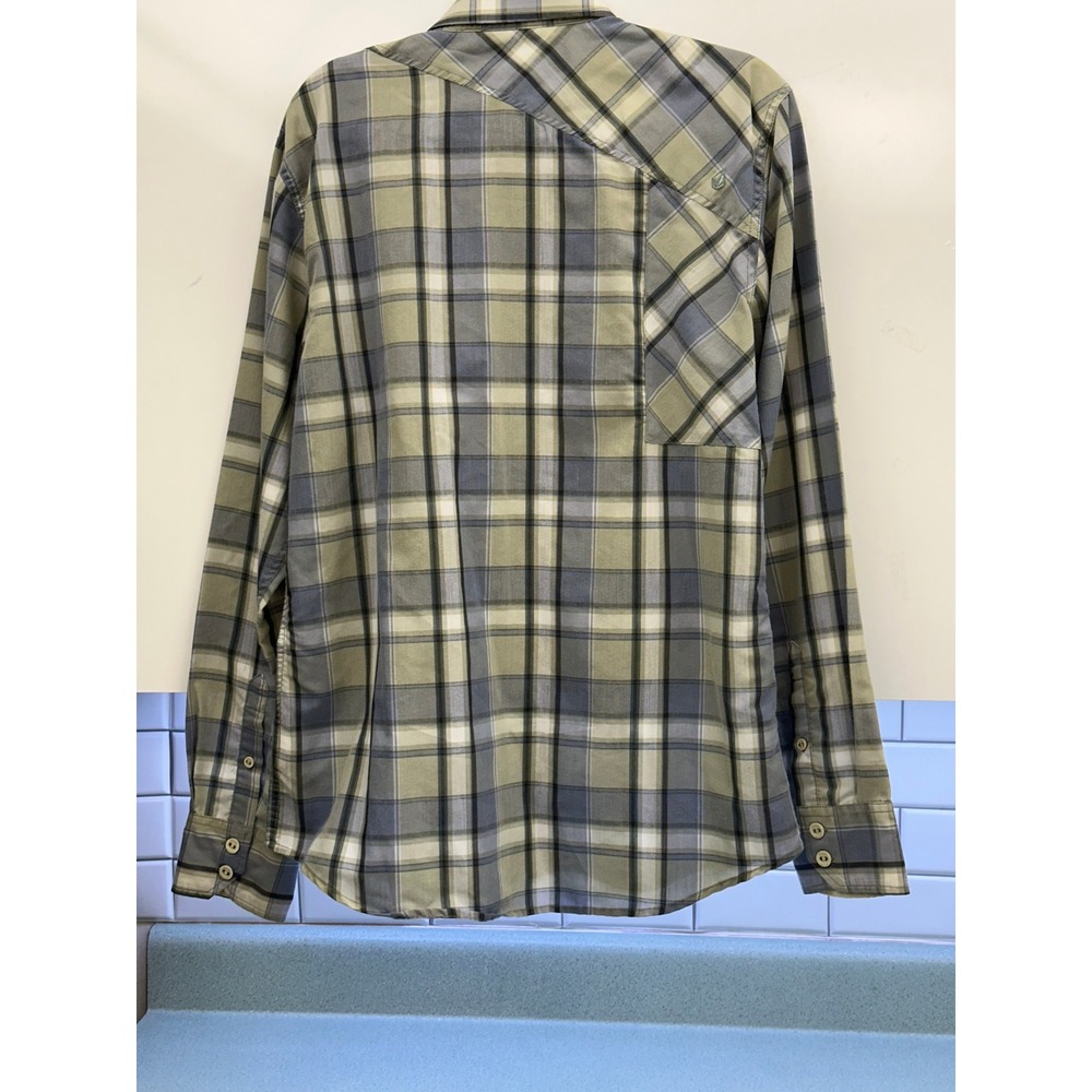 Volcom Precise LS Plaid Button Down Shirt Mens La… - image 2